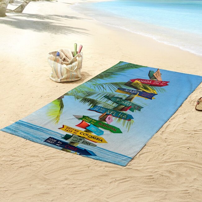 Strandlaken Beach Sign - 100x180 cm