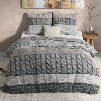 Dreamhouse Flanel  dekbedovertrek Elin - taupe