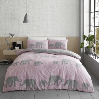 Gaveno Cavailia Polykatoen dekbedovertrek Geo olifant - Lits-jumeaux