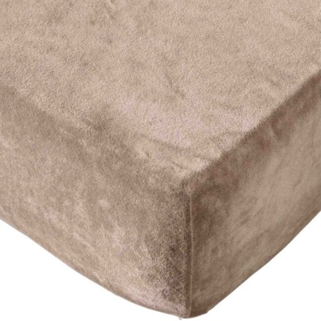 Hoeslaken - velvet - 80/90x200/220 cm