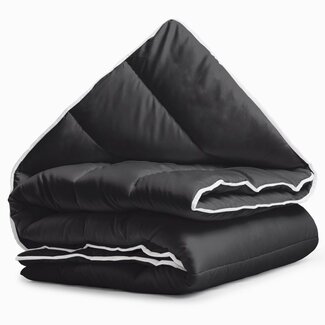 Sleeptime All in one lazy dekbed -  Dekbed en overtrek in 1  - zwart