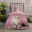 Katoen kinderdekbedovertrek kitten Look - 140x220 + 60x70 cm