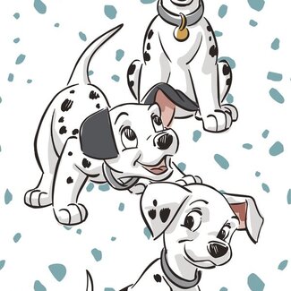 Disney & Licentie 101 Dalmatiërs strandlaken - katoen - 70x140 cm