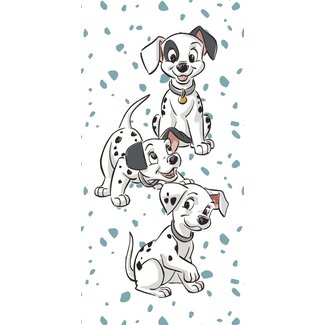 Disney & Licentie 101 Dalmatiërs strandlaken - katoen - 70x140 cm