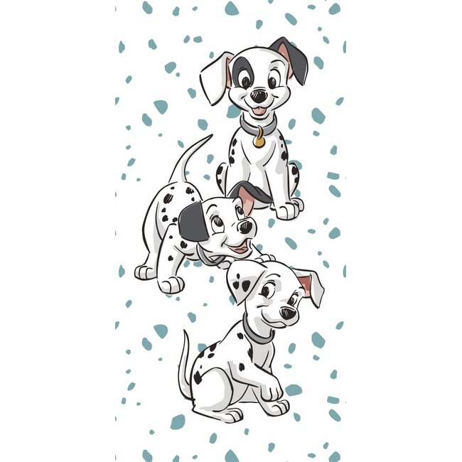 101 Dalmatiërs strandlaken - katoen - 70x140 cm