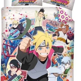 Naruto Naruto dekbedovertrek Boruto - microvezel - eenpersoons