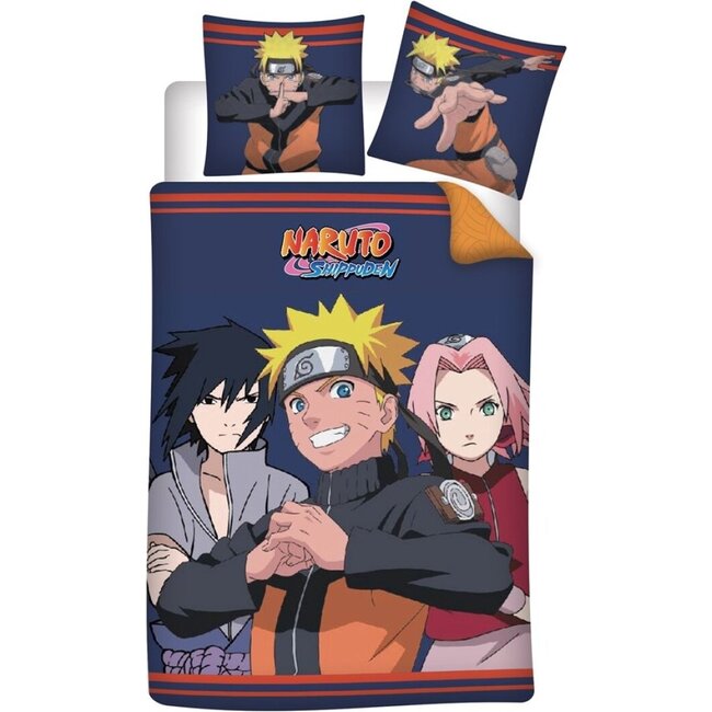 Naruto dekbedovertrek Shippuden - microvezel - 140x200 + 65x65 cm