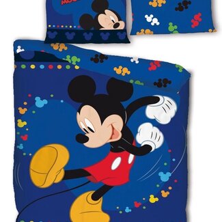 Disney & Licentie Mickey Mouse dekbedovertrek dansen - microvezel - eenpersoons