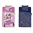 Glow in the dark dekbedovertrek Game roze - katoen - 140x200 + 70x80 cm