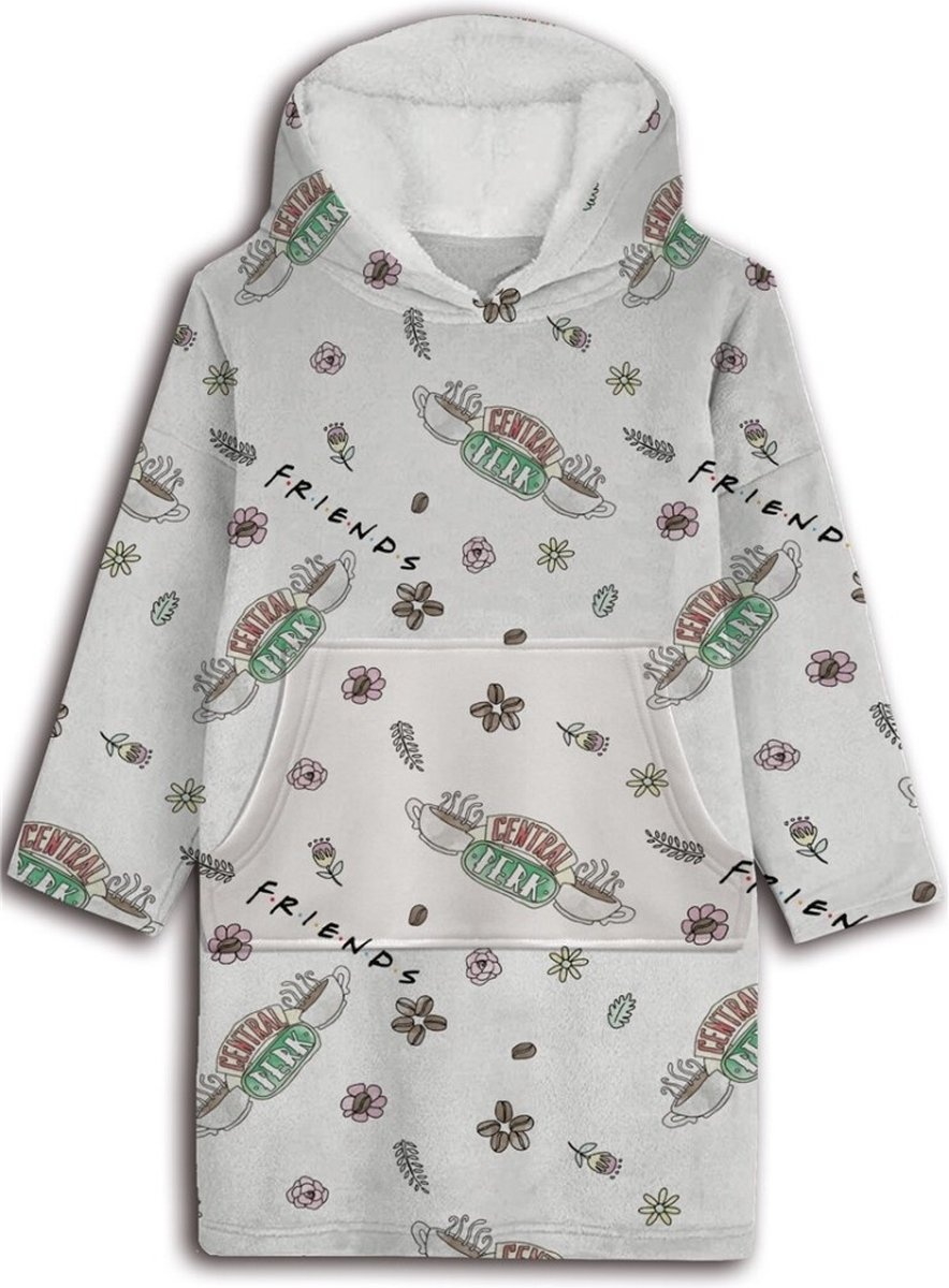 Friends Hoodie Fleece deken Central Perk - volwassen - One Size