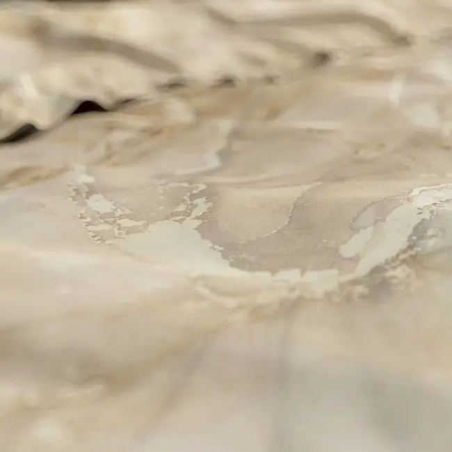 Katoensatijn dekbedovertrek Botticino taupe