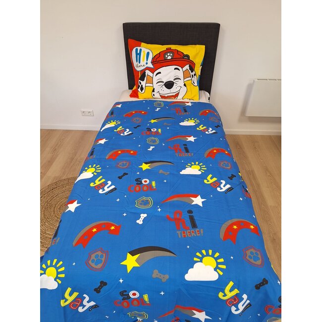 Paw Patrol dekbedovertrek Pass it on - microvezel - 140x200 + 60x70 cm