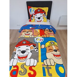 Paw Patrol Dekbedovertrek Pass it on - microvezel - eenpersoons