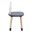 Kinderstoel Monsieur Hereux - blauw