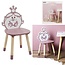 Kinderstoel Madame Princesse - roze