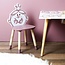 Kinderstoel Madame Princesse - roze