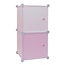Opbergkubus - 2 stuks 30x30 cm - roze