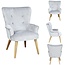 Kinderfauteuil met armleuningen - grijs