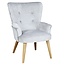 Kinderfauteuil met armleuningen - grijs