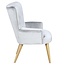 Kinderfauteuil met armleuningen - grijs