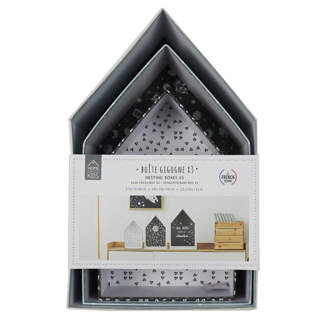 My Little Heroes - set van 3 nestkastjes voor kinderkamer