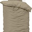 Microvezel dekbedovertrek Dallas - taupe - 140x220 + 60x70cm