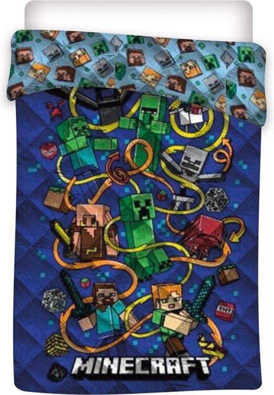 Kinderdekbed zonder overtrek - Faces - Deken - 140x200 cm