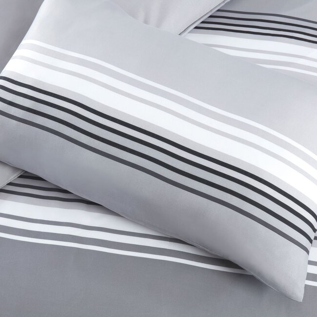 Microvezel dekbedovertrek Chicago - grijs