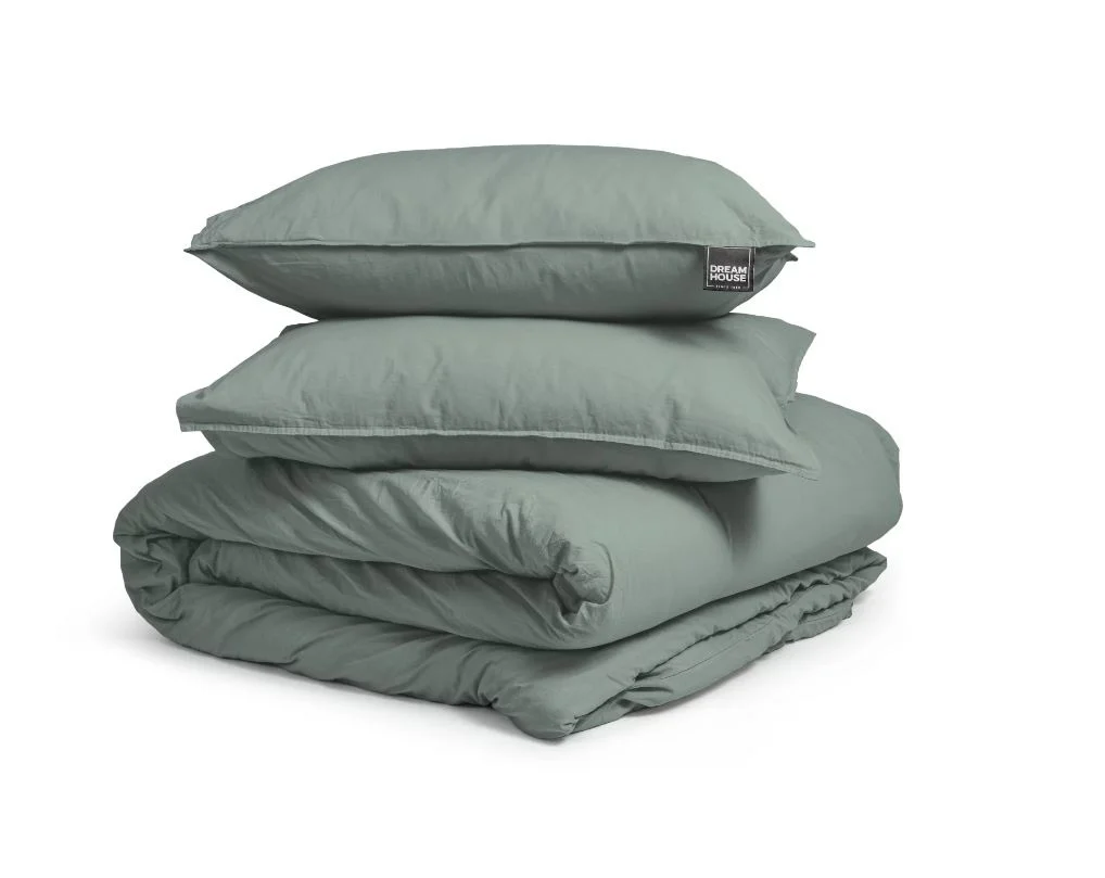 Stone washed dekbedovertrekken