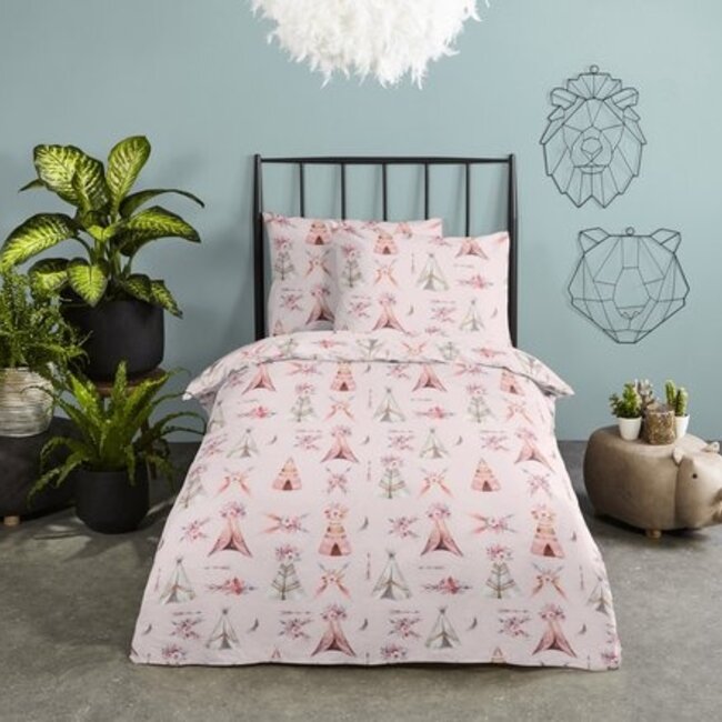 Peuter dekbedovertrek Boho - katoen - 120x150 + 60x70 cm