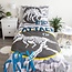 Sweet Home Glow in the dark kinderdekbedovertrek T-rex - katoen - eenpersoons