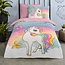 Katoen kinderdekbedovertrek Unicorn Dash - 140x220  + 60x70 cm
