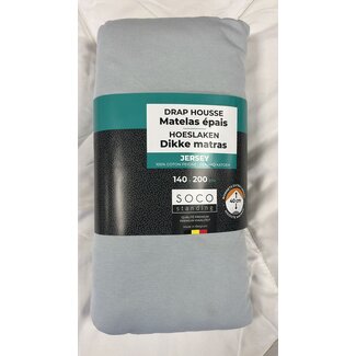 HSL Boxspring hoeslaken - jersey - hoekhoogte 40 cm - 140x190/200 cm