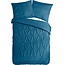 Dekbedovertrek Plooi - petrol - microvezel