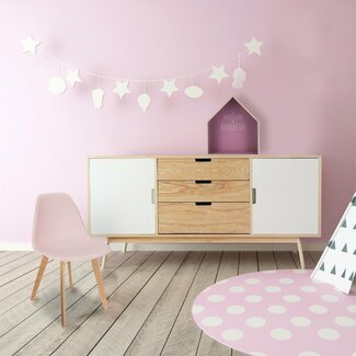 Home deco kids Kinderstoel (per 2st) - Scandinavisch design - roze