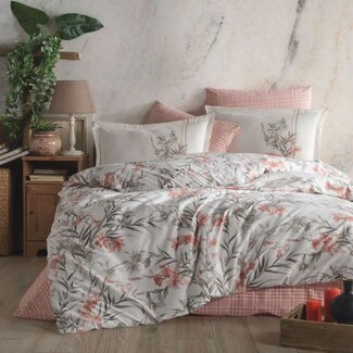.Decoware® Katoen dekbedovertrek Aprila bloemen