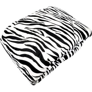 Beau Maison All in one lazy dekbed -  Dekbed en overtrek in 1  - Zebraprint