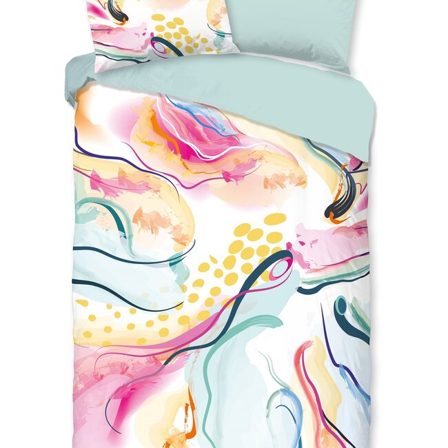 Katoen dekbedovertrek Magic