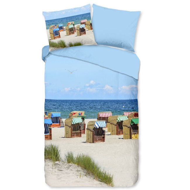 Microvezel dekbedovertrek Strand Relax