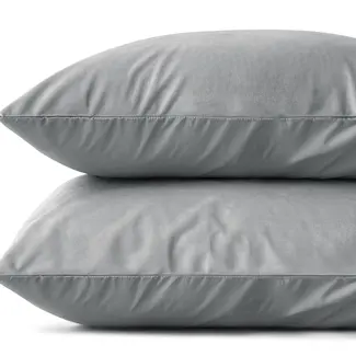 Sleeptime Velvet kussensloop (Per 2 st) - Grijs