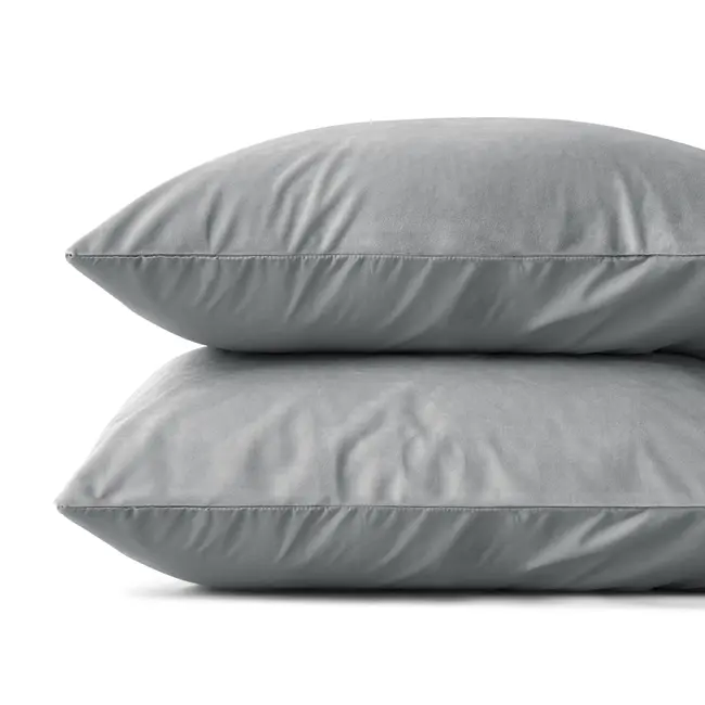 Velvet kussensloop (Per 2 st) - Grijs
