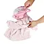 Kinder fleece hoodie - roze met katten oortjes