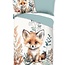 Katoen kinderdekbedovertrek Foxx -  140x220 + 60x70 cm