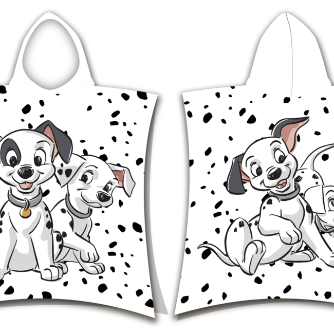 101 Dalmatiërs poncho - katoen - 50 x 115 cm