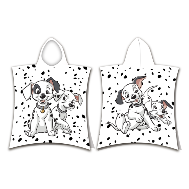 101 Dalmatiërs poncho - katoen - 50 x 115 cm