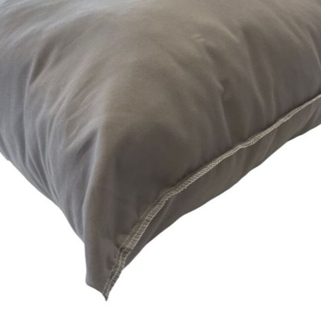 Gekleurd hoofdkussen 60x70cm (600 gram) - Taupe