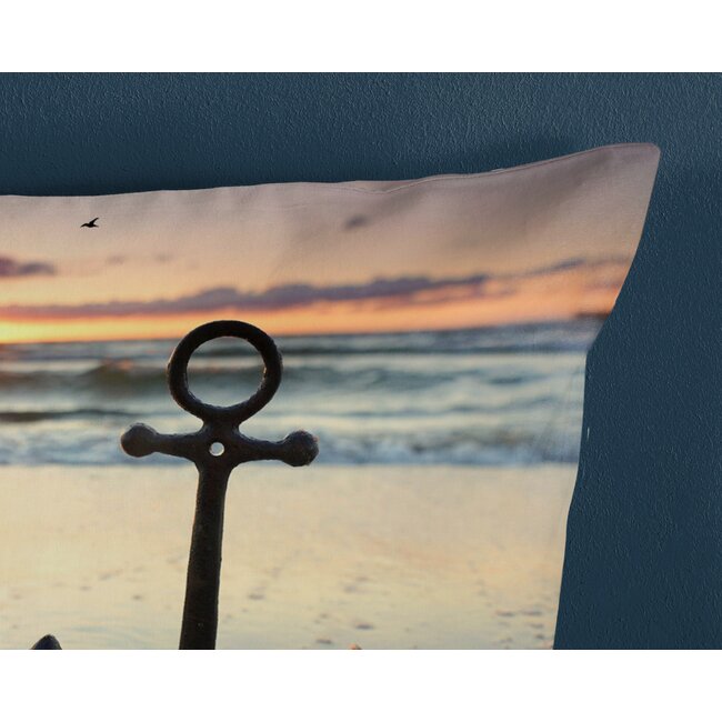 Katoen dekbedovertrek Mar anker