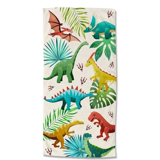 Strandlaken Dino - 75x150 cm