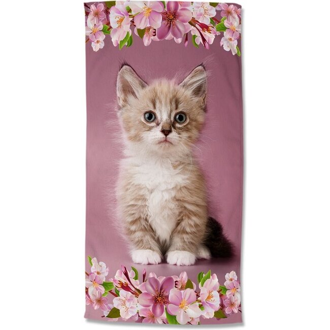 Strandlaken Kitten - 75x150 cm