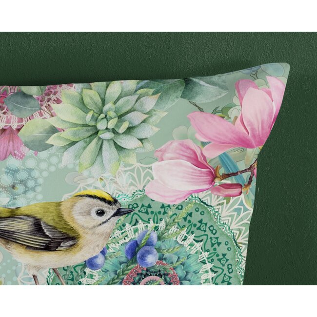 Katoen satijn dekbedovertrek Xabine